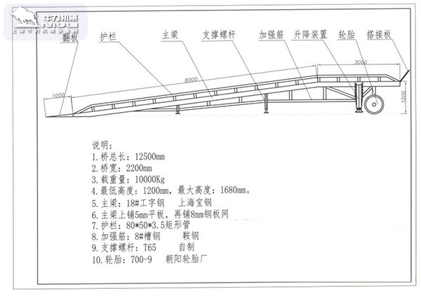 移動式登車橋圖紙